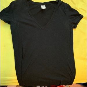 Black v-neck